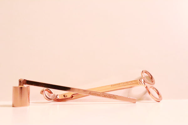 Candle Wick Trimmer and Snuffer Set - Rose Gold